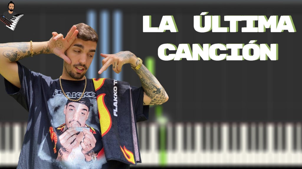 Rels B - LA ÚLTIMA CANCIÓN | Piano Tutorial + Partitura /Karaoke