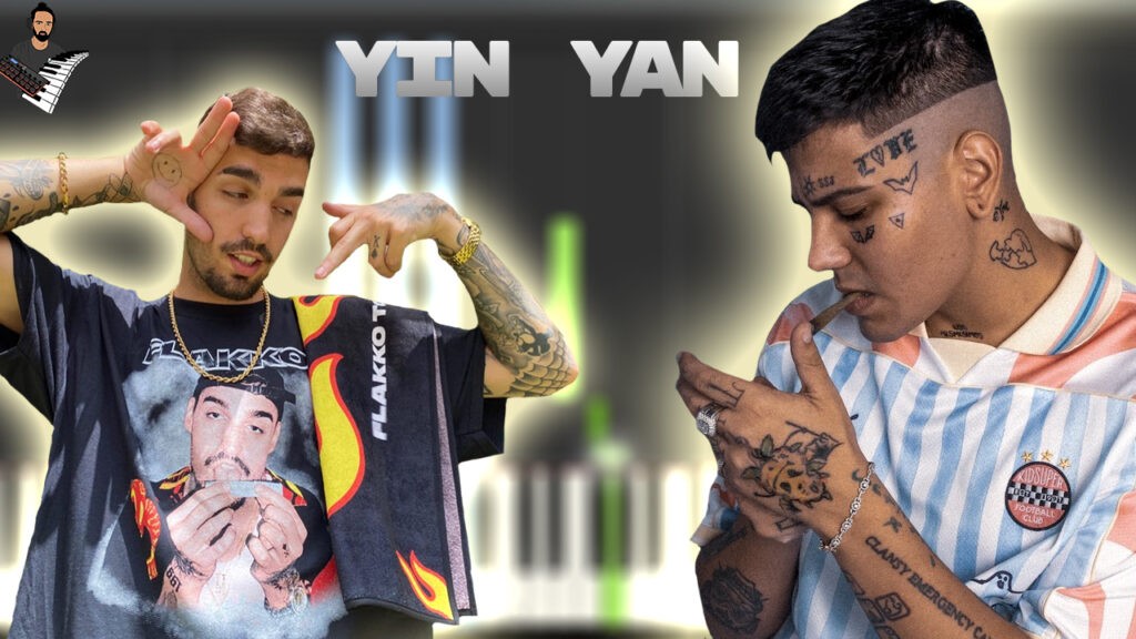 DUKI - YIN YAN Ft. Rels B | Instrumental Piano Tutorial / Partitura